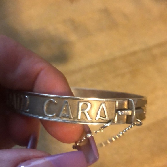 Gaelic Sterling Silver Soul Mate Bangle - Picture 5 of 8